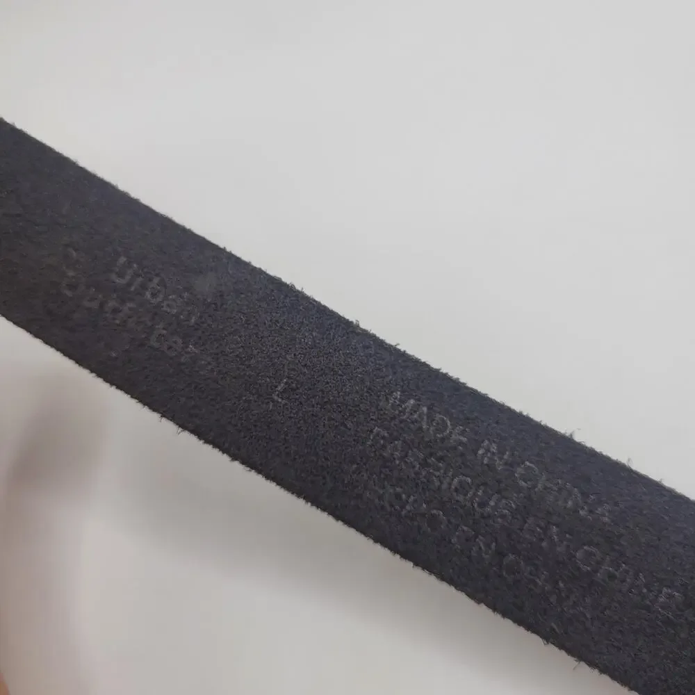 Urban Outfitters Belt Black Lg Western Etched Silver Buckle Cowboy Rodeo Scroll